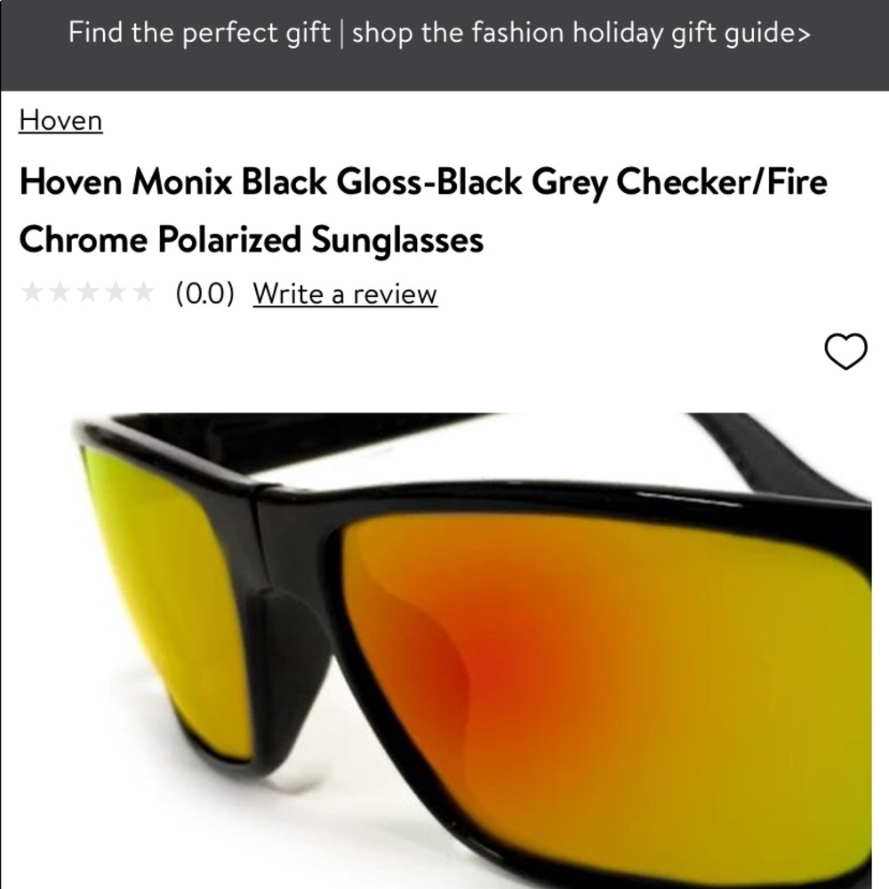 COPY - HOVEN ‘Fire’ Polarized Sunglasses. Guys or girls